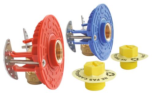 FIXOPLAC PER ø16 - F15/21 Bain-douche raccords coudés à compression 